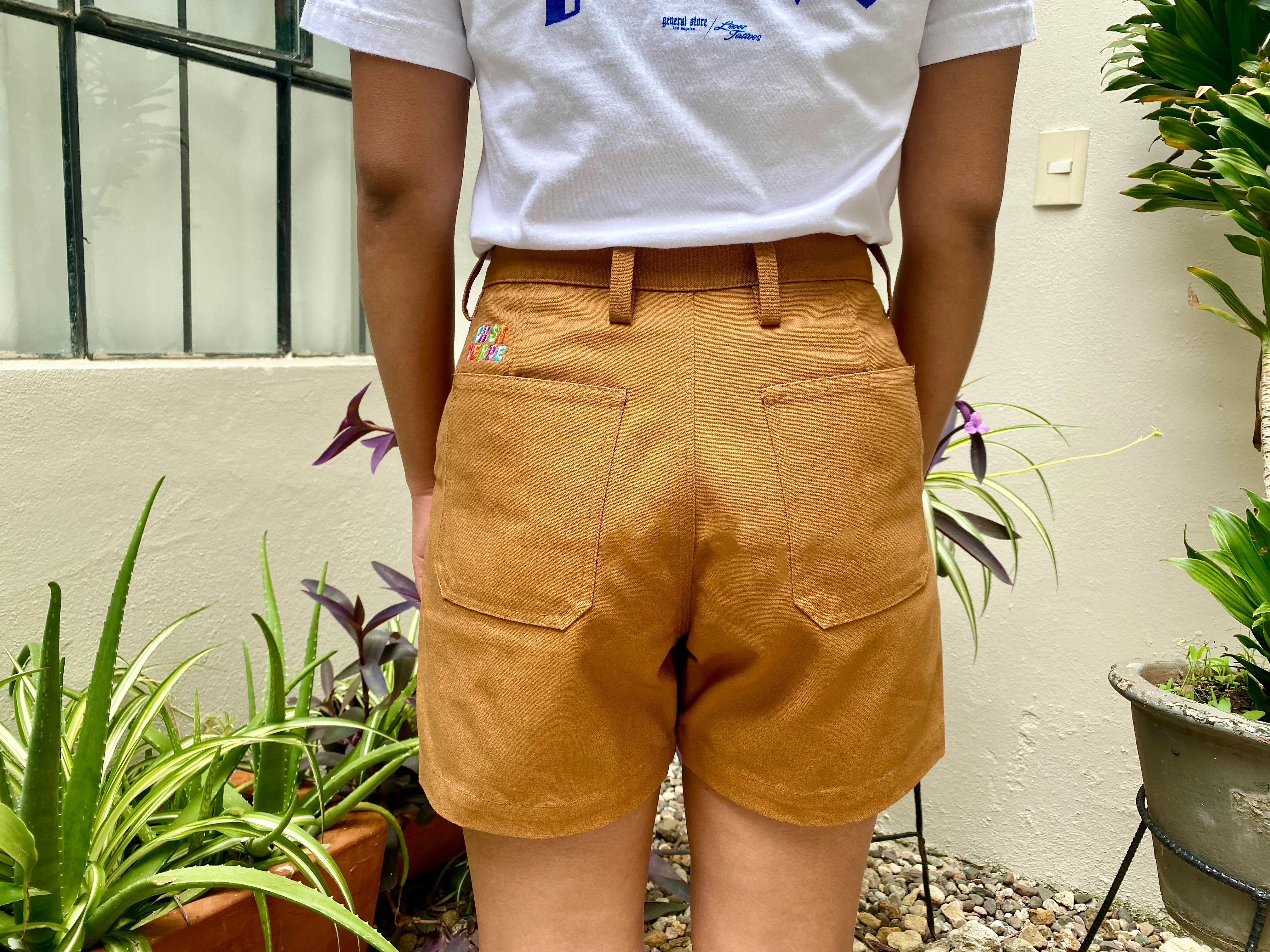 Organic Cotton Canvas Angie Shorts - Image 5