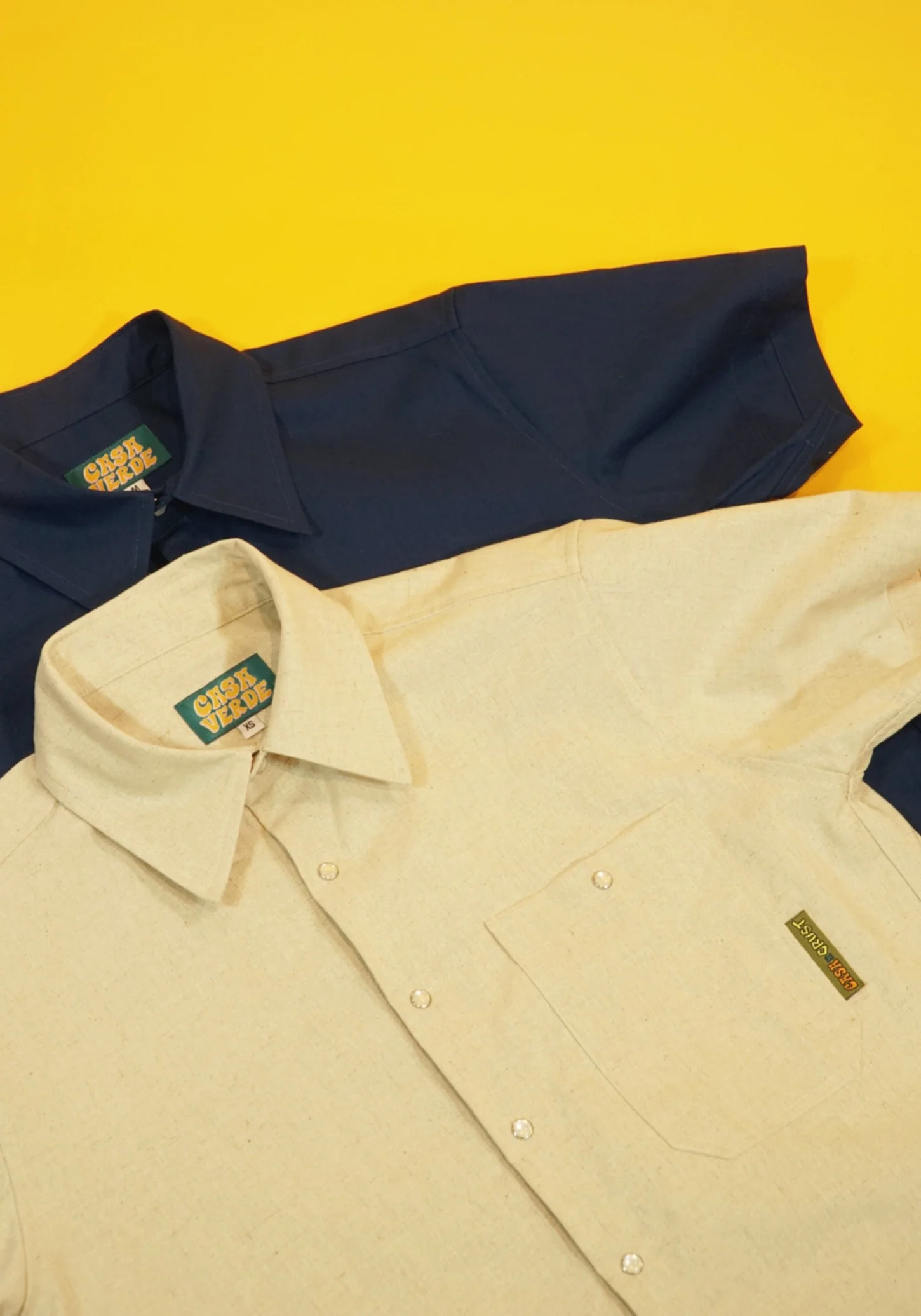 Organic Cotton/ Linen Pollito Short Sleeve Shirt - Image 7
